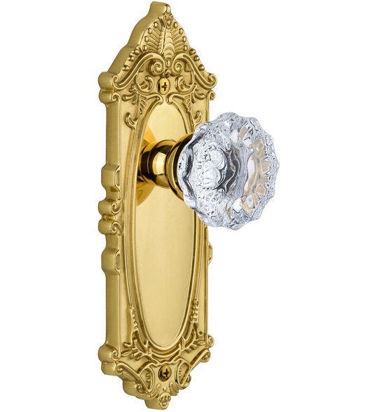 Fontainebleau Knob and Grande Victorian Rose