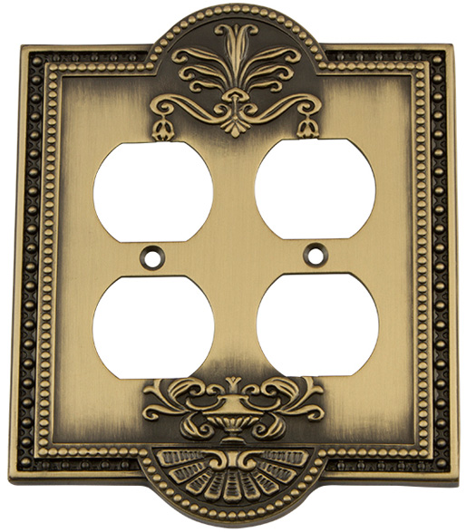 Meadows Double Outlet Plate