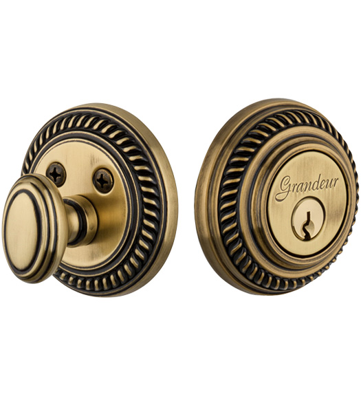 Newport Rope Design Deadbolt