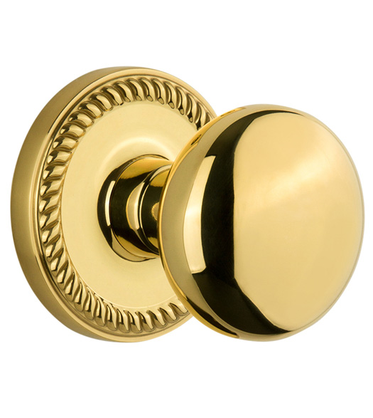 Fifth Avenue Knob with Newport Rose