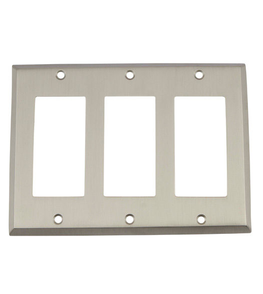 New York Triple Rocker Switch Plate