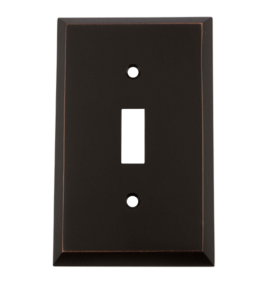 New York Toggle Switch Plate