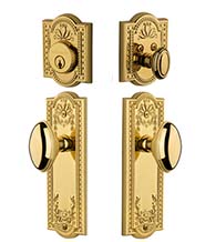 Single Cylinder Parthenon Combo With  Eden Prairie Knob, Grandeur PAREDNCOM