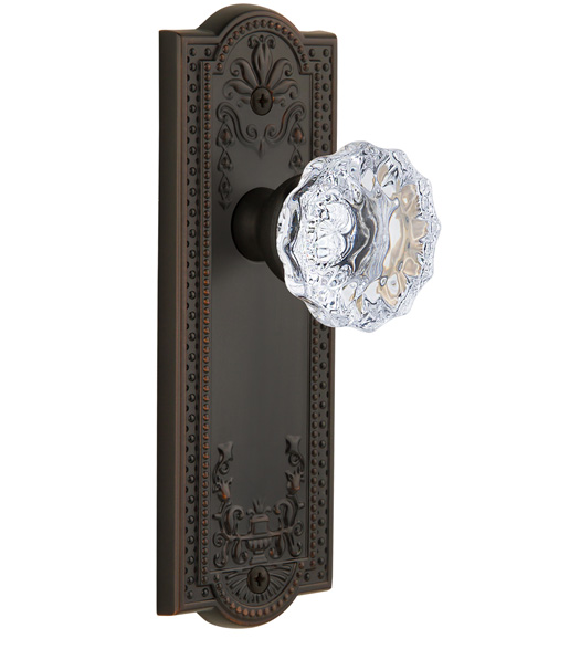 Fontainebleau Knob With Parthenon Plate