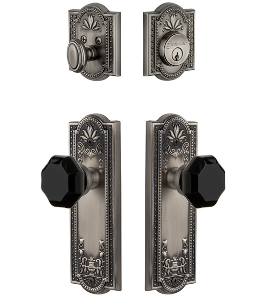 Parthenon Plate with Lyon Knob Combo Pack