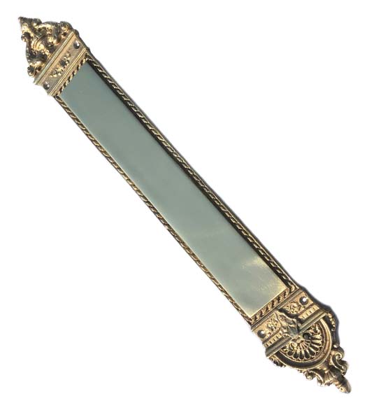 Large New Orleans 3 x 19-5/8 Push Plate