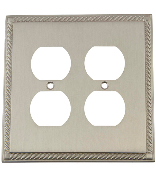 Double Rope Outlet Cover Plate
