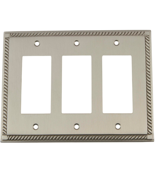 Triple Rope Rocker Cover Plate