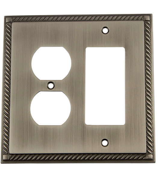 Rope Rocker and Outlet Cover Plate