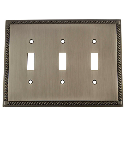 Triple Rope Toggle Cover Plate
