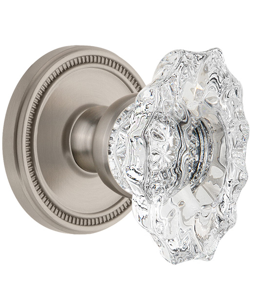 Soleil Rosette with Biarritz Crystal Knob