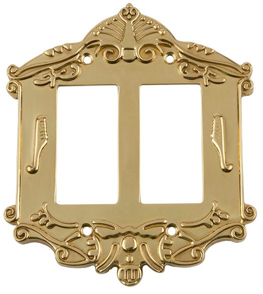 Double Victorian Rocker Cover Plate
