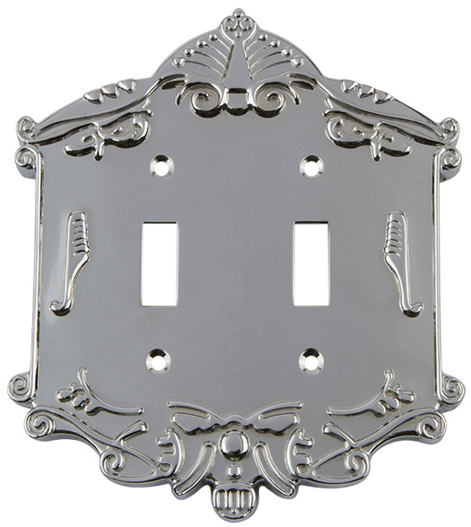 Double Victorian Toggle Cover Plate