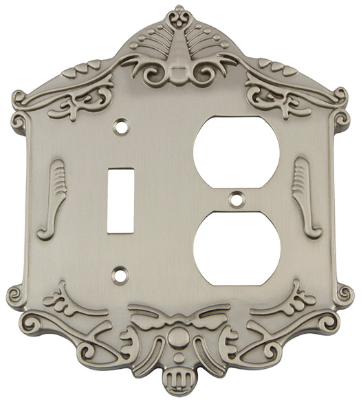 Victorian Toggle and Outlet Cover Plate