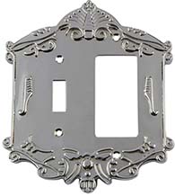 Victorian Rocker and Toggle Switch Plate, Grandeur VICSWPLTTR
