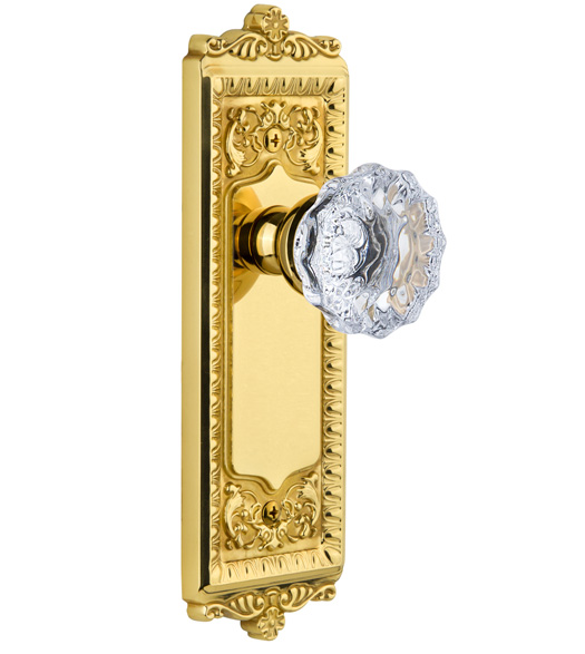 Fontainebleau Knob with Windsor Plate