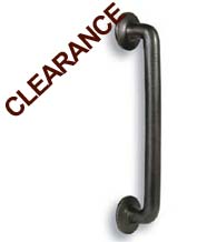 15 Inch C-Shaped Door Pull With Circular Mounts, Hamilton GH-023