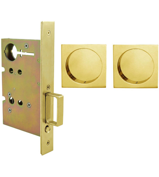 Square Urban Pocket Door Passage Set