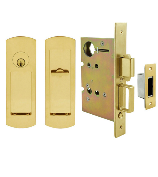 Arc Keyed Mortise Pocket Door Hardware