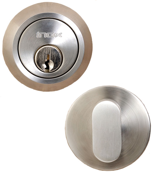 Stainless Steel 2-1/16 Round Deadbolt