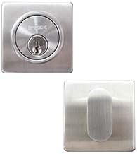 Wrought Stainless Steel Single Cylinder Deadbolt, INOX LD310B