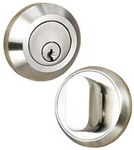 2-3/8 Inch Stainless Steel Single Cylinder Deadbolt, INOX RD110B