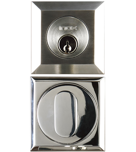 Stainless Steel 2-3/8 Square Deadbolt