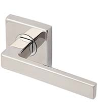 Tokyo Lever with Square Rose, INOX SE345