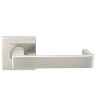 Osaka Lever with Square Rose, INOX SE346