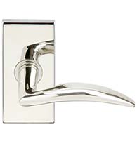 Retro Air-Stream Lever with Rectangle Rose, INOX SH210