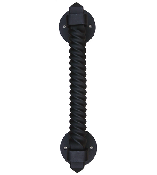 Spiral 12 Iron Door Pull