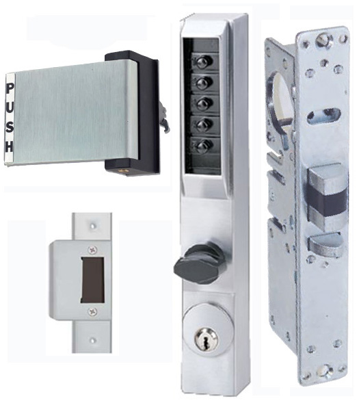 Storefront Door Deadlatch Keypad Lock Set