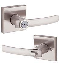 Sydney Square Rose Lever Set, Kwikset SYLSQT