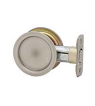 Round Pocket Door Passage Set, Kwikset 334-RDT