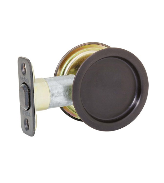 Round Pocket Door Pull Set