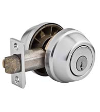 Gatelatch Double Cylinder Deadbolt, Kwikset 599-S