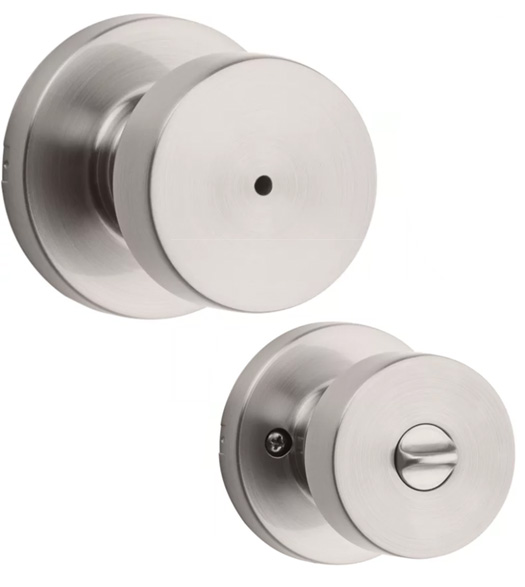 Kwikset Pismo Knobset with Round Rose
