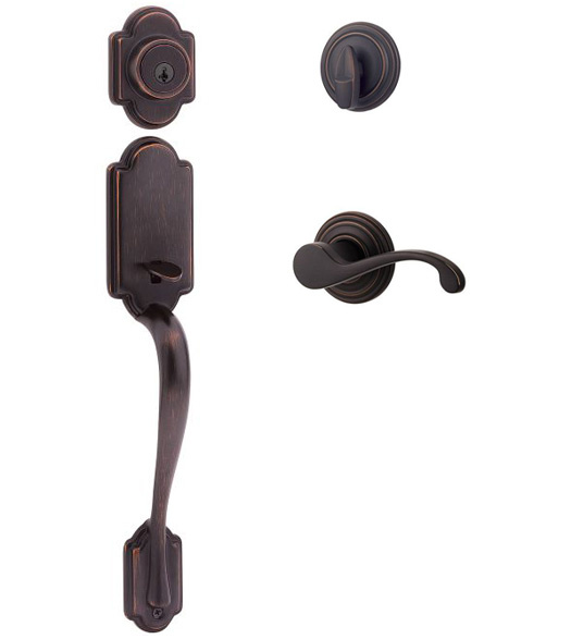 Single Cylinder Arlington Door Handleset