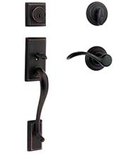 Hawthorne Single Cylinder Handleset, Kwikset 800HE