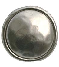 Satin Nickel Hammered Cabinet Knob, Laurey 37428
