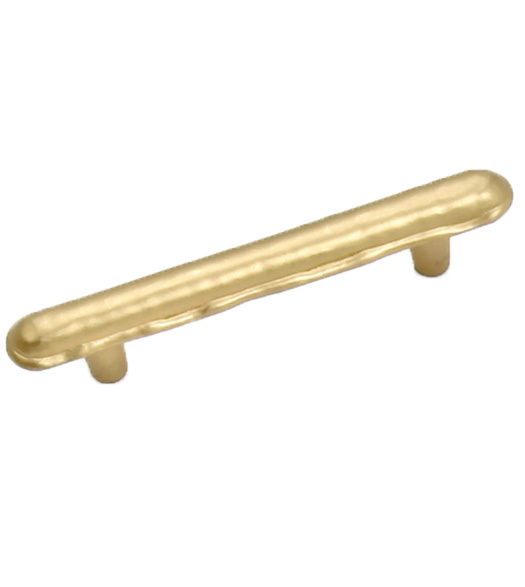 3 Inch Merlot Pull Satin Brass Pull