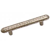 Hammered Antique Pewter Cabinet Pull, Laurey 37506