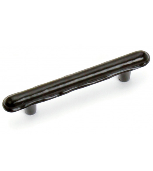 3 Inch Merlot Pull Matte Black Pull
