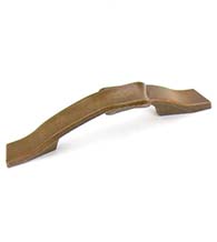 Stonewashed Bronze Ribbon Cabinet Pull, Laurey 38576