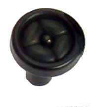 Paris Matte Black Cabinet Knob, Laurey 39620