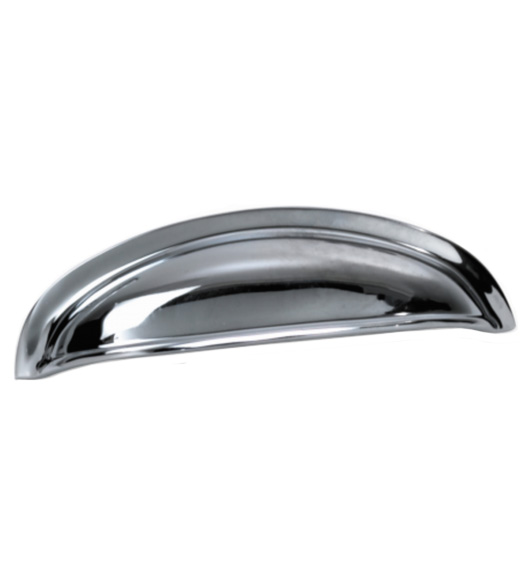 3 Inch Nantucket Cup Pull Polished Chrome
