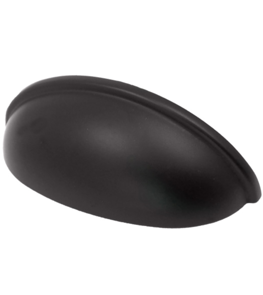 3 Inch Newport Cup Pull Oil Rubbed Bronze