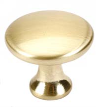 Kensington Satin Brass Knob, Laurey 53904