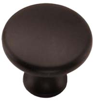 Oil Rubbed Bronze 1-1/4 Diameter Cabinet Knob, Laurey 55566