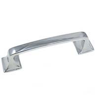Small Polished Chrome Newport Cabinet Pull, Laurey 57126
